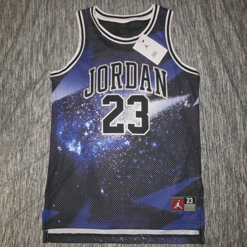 NWT Jordan 23 Blue Basketball Jersey